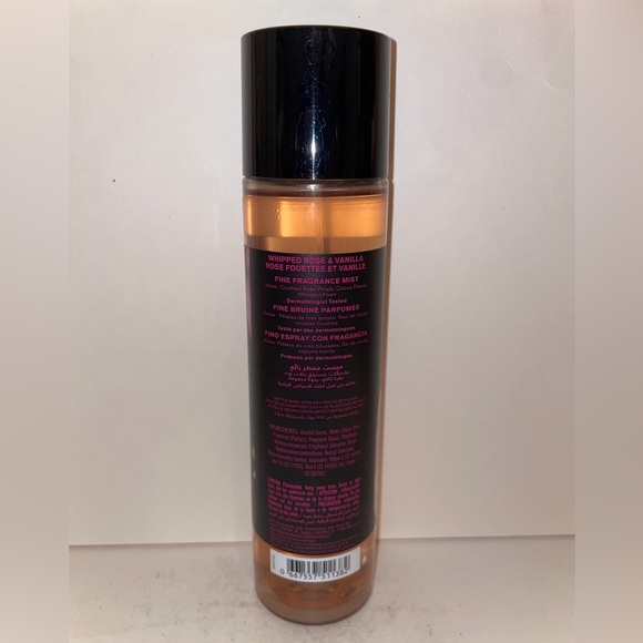 Bath & Body Works Whipped Rose & Vanilla Fine Fragrance Mist 8oz Discontinue New - Picture 2 of 3